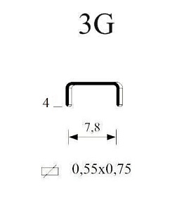 Скоба тип 3G/4