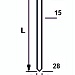 Шпилькозабивной инструмент Omer RI.28 (под шпильку диам. 1х1,25 мм)